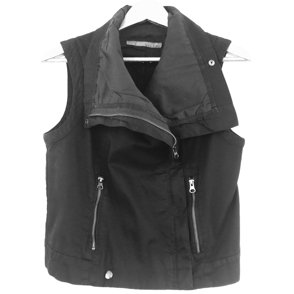 Zara Motorcycle Vest Sz L